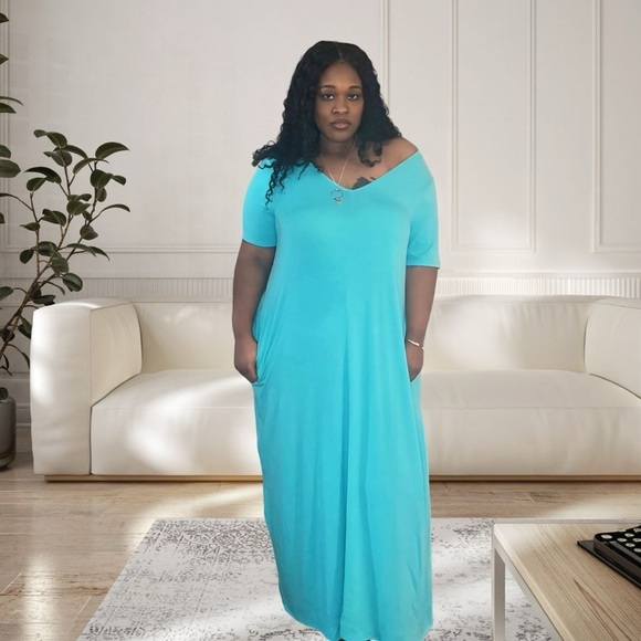 Mint Maxi Dress - Picture 2 of 4